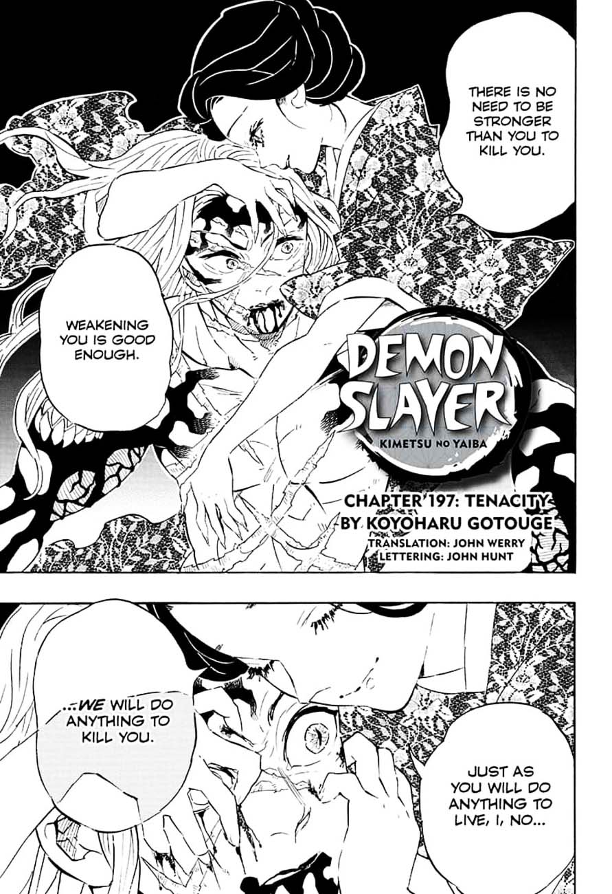 Demon Slayer, Chapter 197 : Tenacity